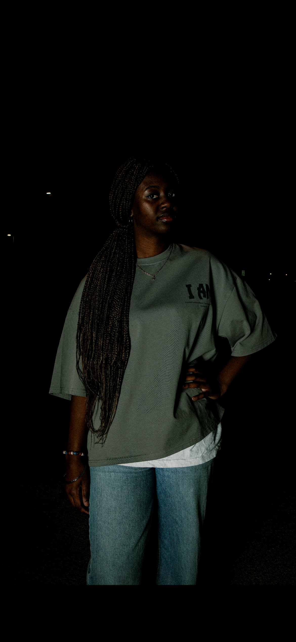 Grey Yahweh Oversized T-Shirt