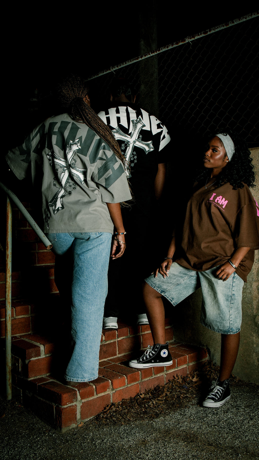 Grey Yahweh Oversized T-Shirt